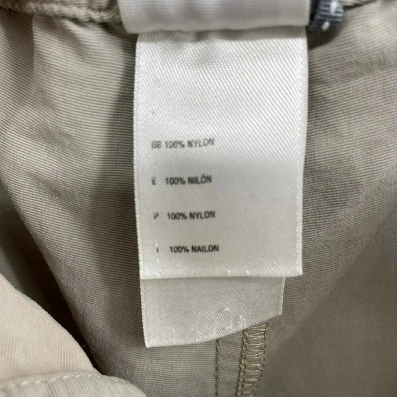 The North Face Tech Shorts Mens Sz Beige Hiking Cargo Pockets Packable Belted - Picture 8 of 9